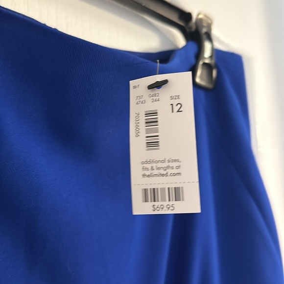 🆕 The Limited Blue Pencil Skirt, Size 12 NWT - Picture 4 of 5